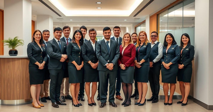 Uniformes para Recepção que Impressionam: Dicas para Escolher o Ideal