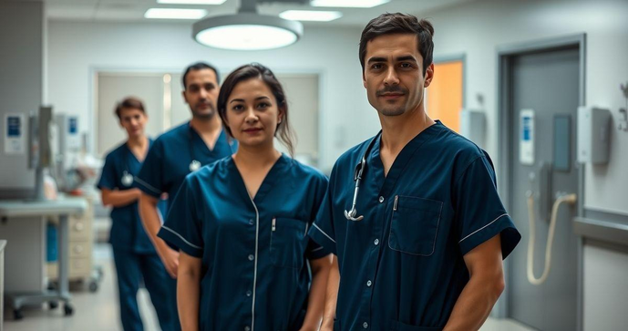 Pijama Cirúrgico Azul Marinho: Conforto e Estilo para Profissionais da Saúde