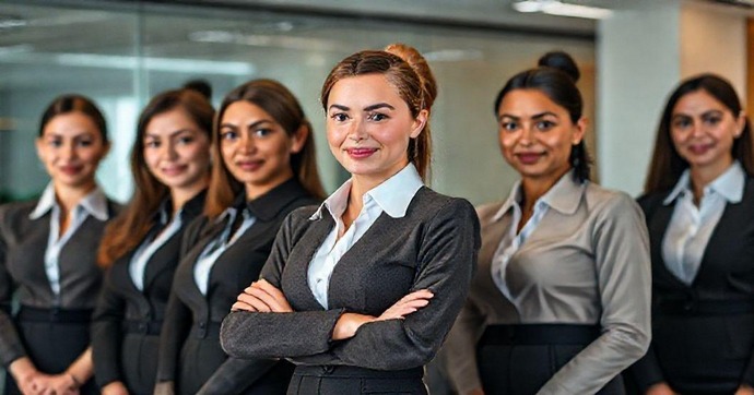 Uniformes para Recepcionistas: Escolha o Traje Ideal para Impressão e Conforto