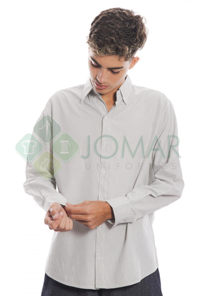 Camisa social masculina manga longa