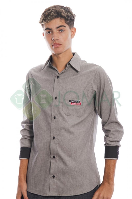 Camisa social masculina uniforme