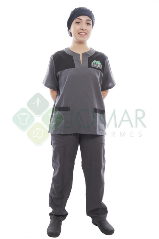 pessoas vestindo uniforme para trabalho de hospital, conjunto de